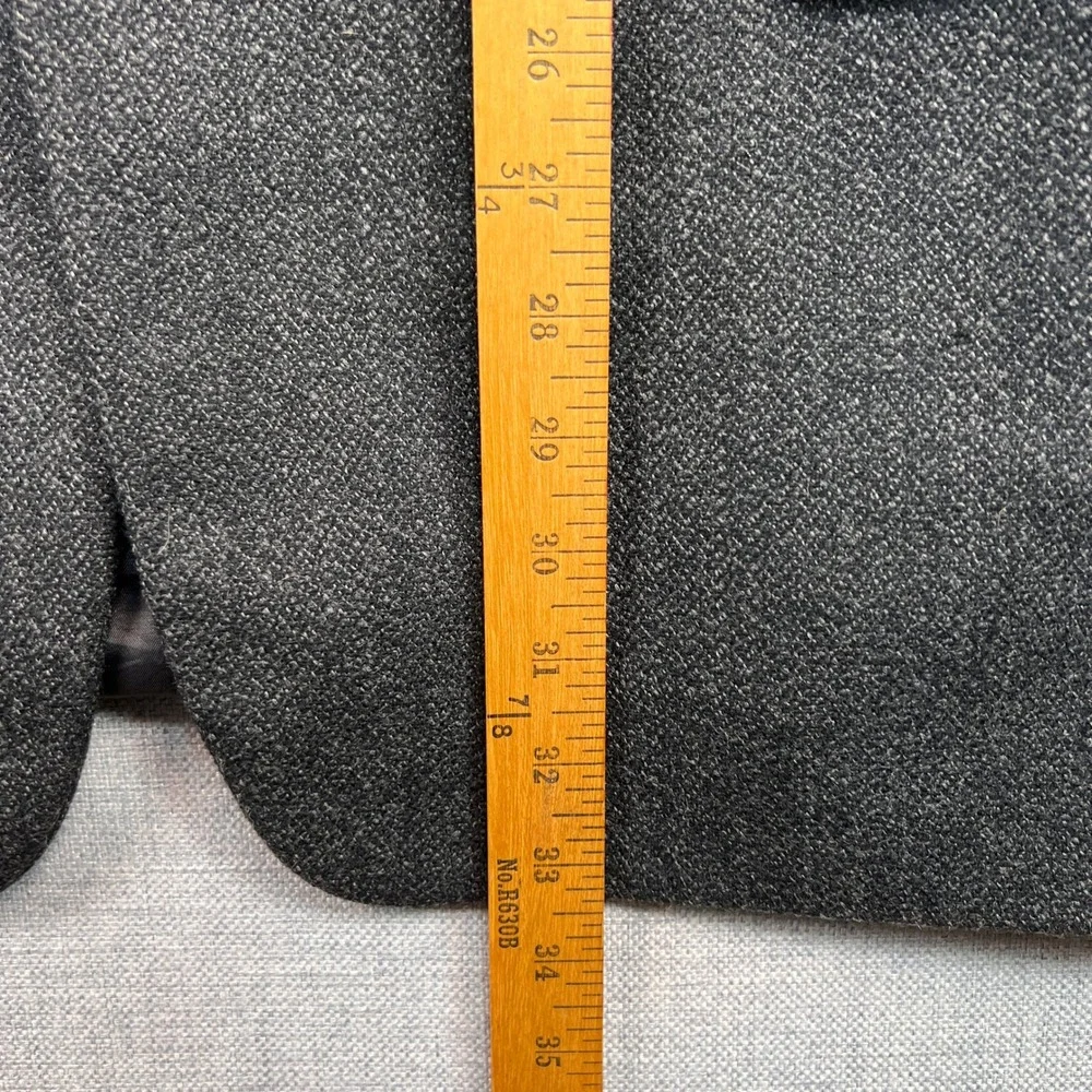 Pronto‎ Uomo Italian Wool Sport Coat Blazer Men 44L Charcoal Tweed Made in Italy